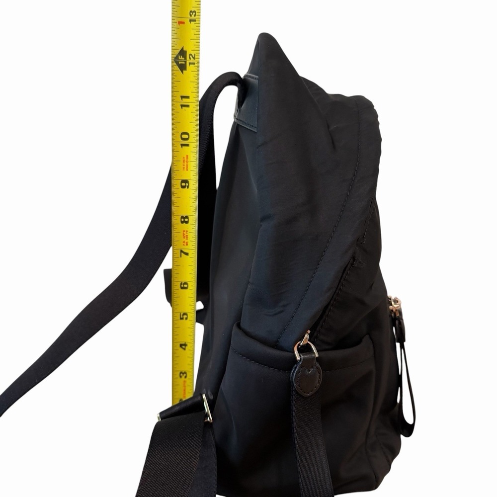 Kate Spade New York Black Backpack 13" Travel Purse Carry On Lightweight Zipper - Picture 7 of 11
